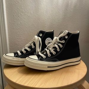 Black 70s converse high top
